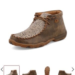 Twisted X Women's Chukka - Bomber & Nude Print
